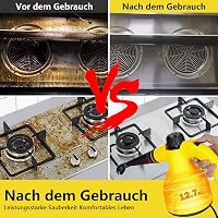 Aolawco 1000W Gőztisztító Kézi Készülék 9 Tartozékkal Zsíroldó Kanapé Autó 5