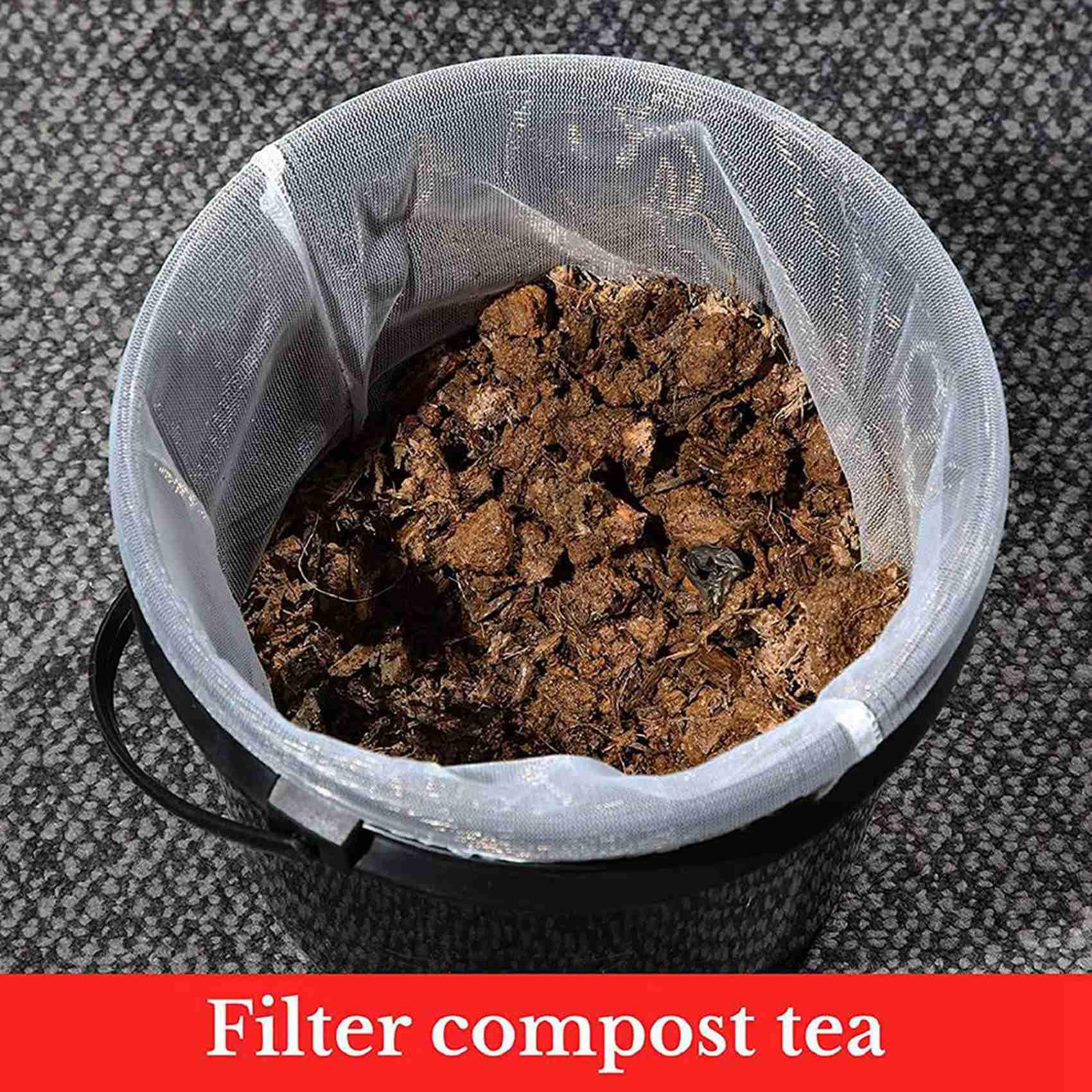 100 Piezas 5 Galones Bolsas de Colador de Pintura Superior EláSticas Bolsa de Fina Bolsa de Filtro de Pintura para Pintura Hidropónica JardineríA