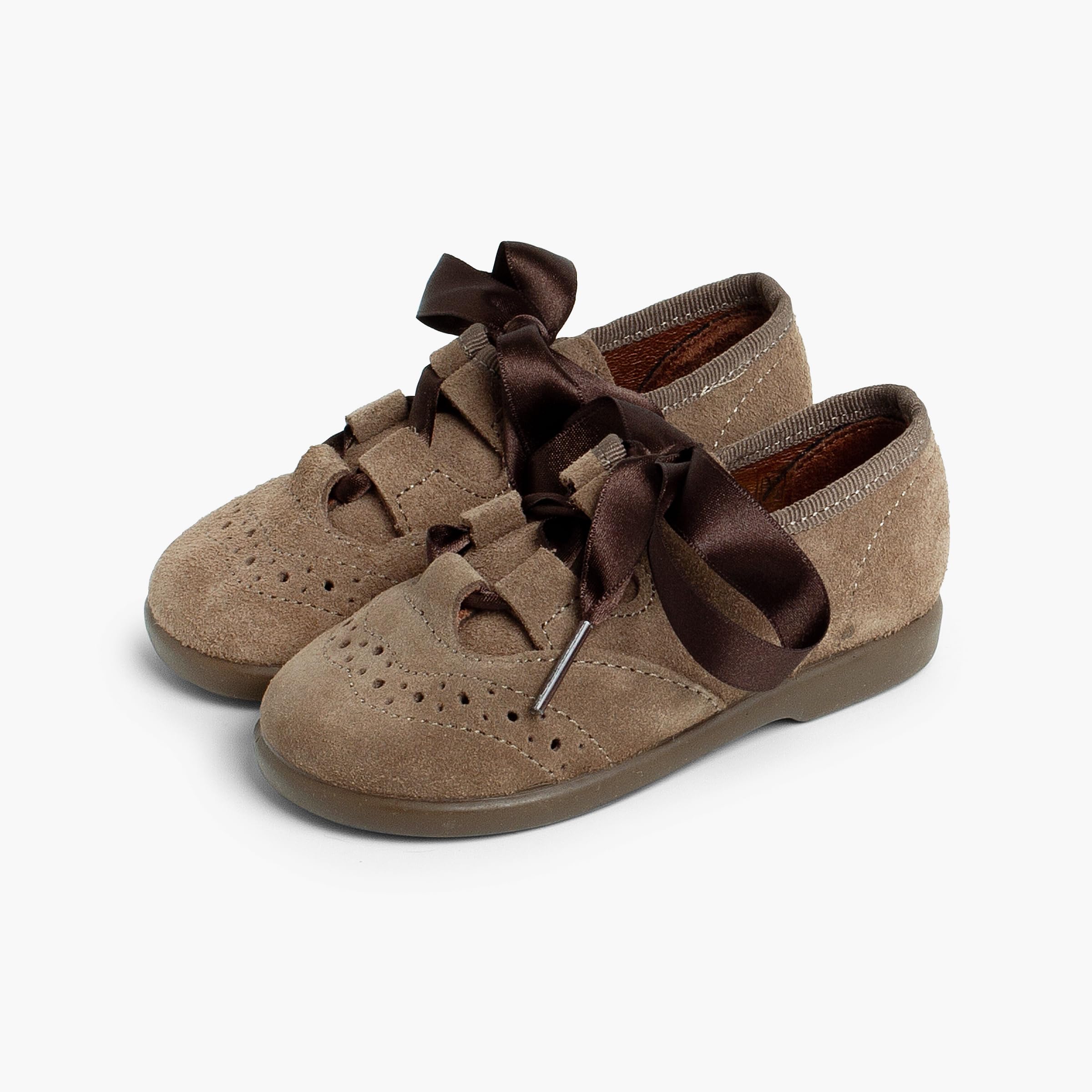 Pisamonas Zapato Inglés Niños En Serraje