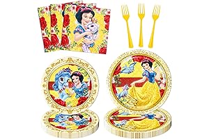 80 Pcs Snow White Party Supplies: Ultimate Princess Party Essentials