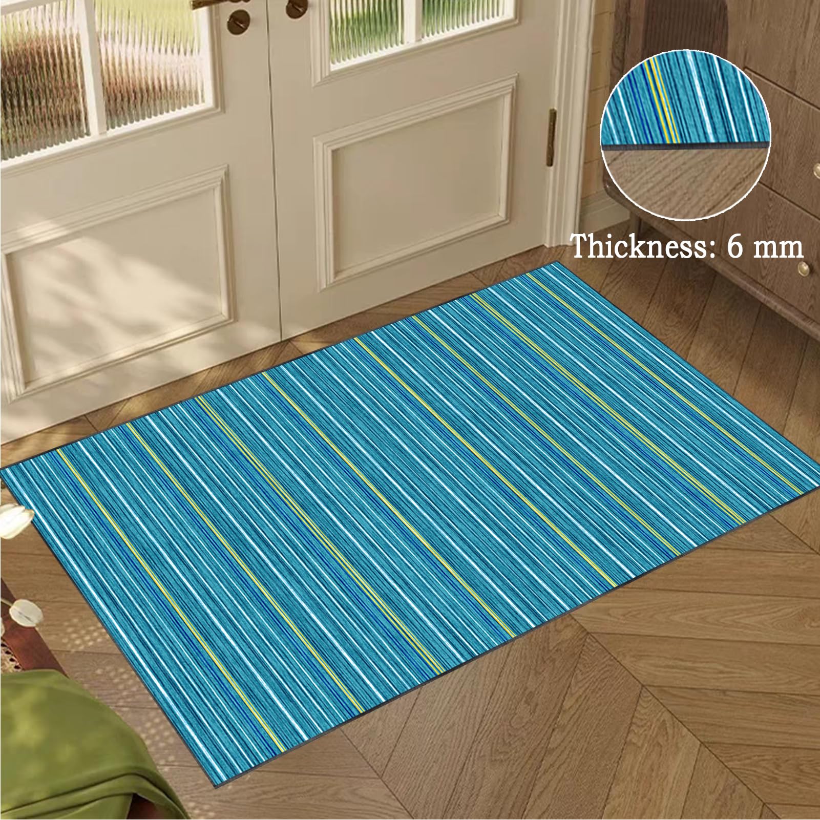 Tappeto Passatoia per Ingresso 100 x 300 cm, Tappeto Passatoia per Corridoio Moderno Tappeto Runner Cucina Lavabile Tappeto per Cucina, Soggiorno, Camera da Letto, Ingresso, Lavanderia