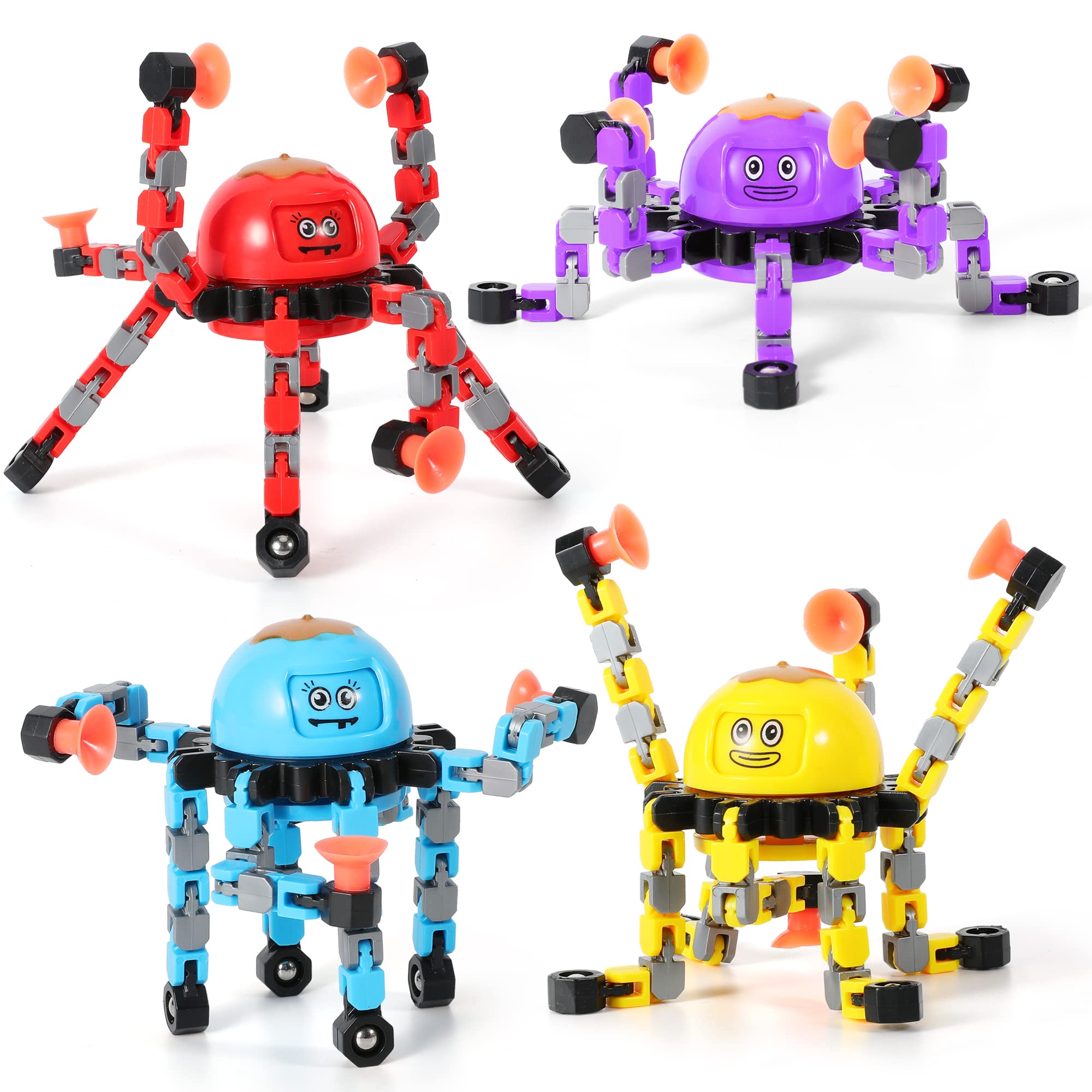 Transformable Gyroscope Buy Transformable Fingertip Gyro 4 Pack, Deformed Mechanical Chain ...