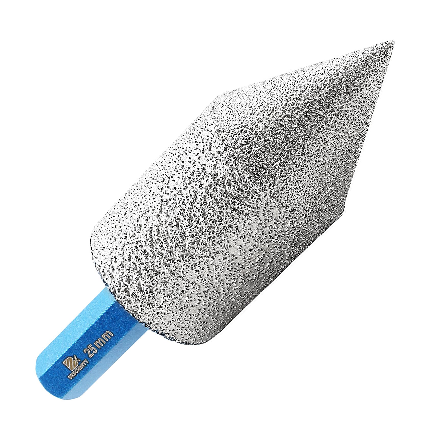 Diamond Finger Milling Chamfer Bits 25mm - BRSCHNITT Dry Core Drill Bit for Enlarging Shaping Existing Holes of Porcelain,Hard Ceramic,Granite,Marble hex Shank