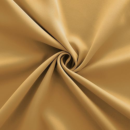 Miniatura 6 de KOUFALL Cortinas doradas para sala de estar