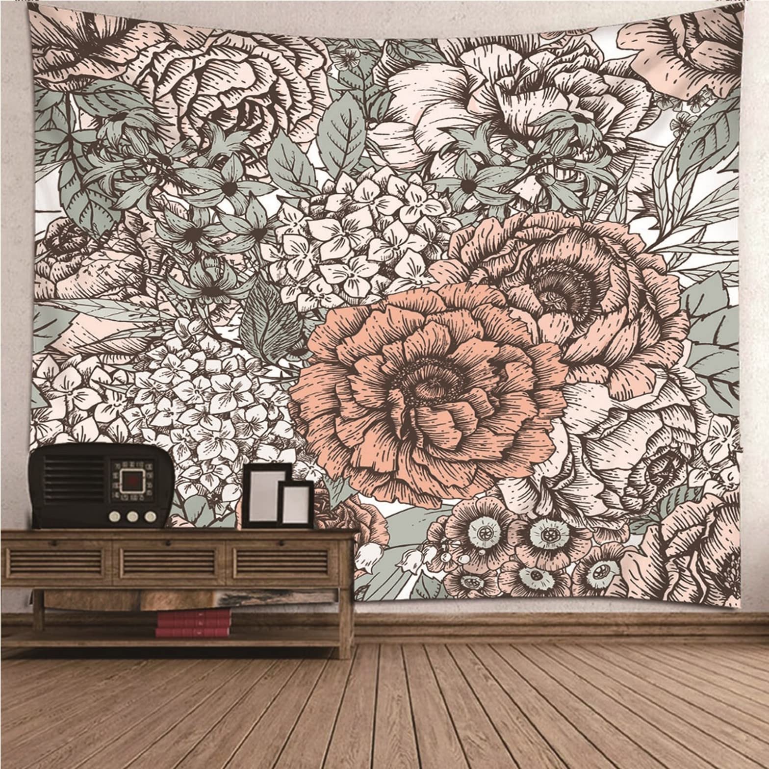 Tapiz de exterior e interior Isdreem de tela decorativa para colgar en pared o sofá 8