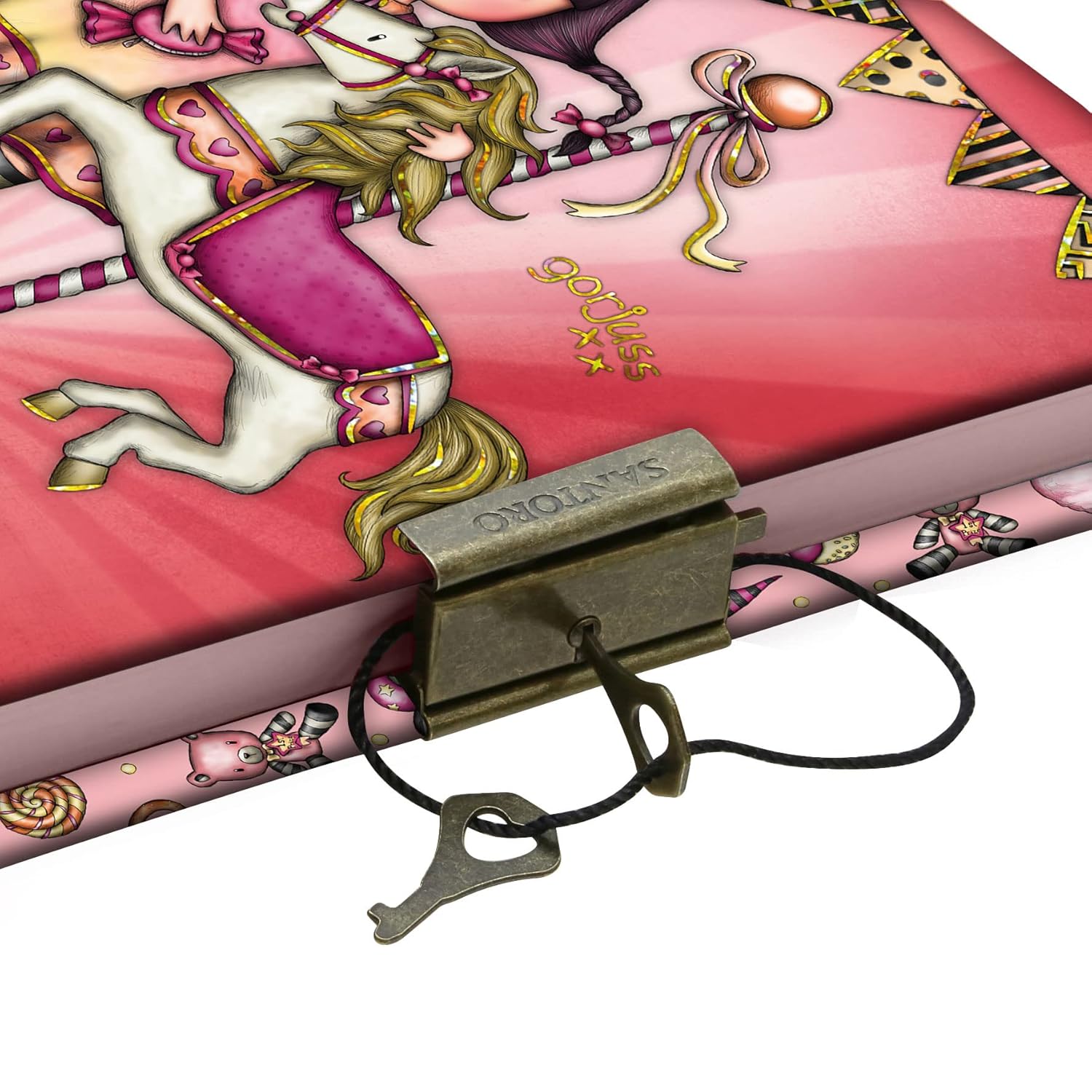 SANTORO Gorjuss - Lockable Notebook - Carousel      Office Product – June 1, 2019