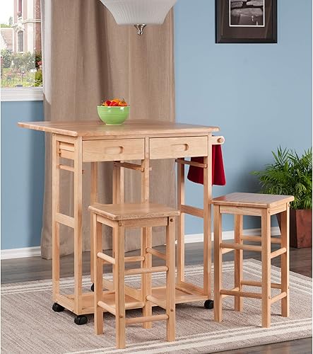 Miniatura 13 de Winsome Wood Suzanne Kitchen, Square, Natural, Beech Hayedo,café, (Coffee Finish),Teca,https://www.amazon.com/dp/undefined