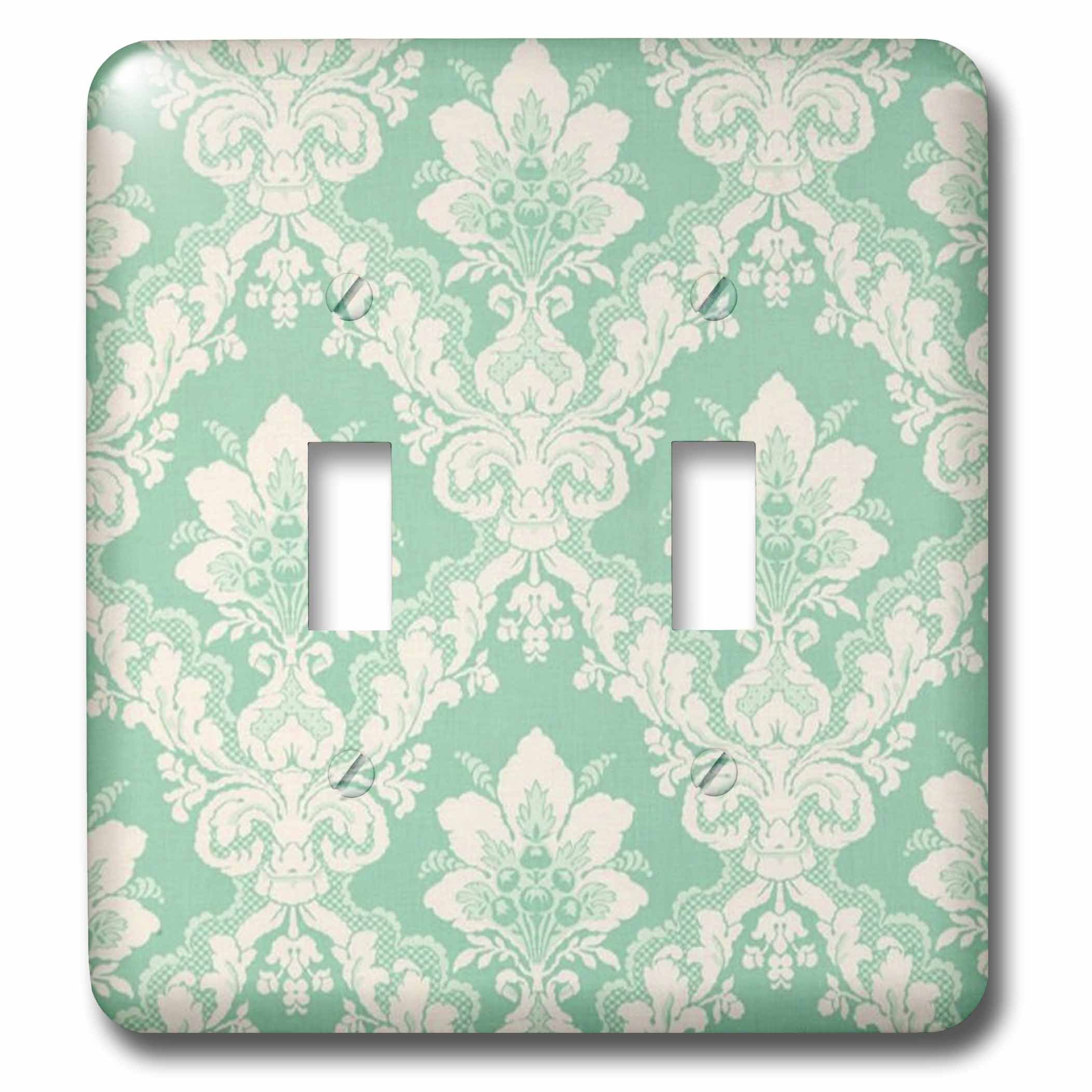 Tableau de papier peint victorien vert menthe 3dRose lsp_60692_2 pour mur