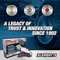 Vista 7 de Placas de freno delanteras de repuesto Raybestos Element3 EHT para vehículos selectos Toyota (4Runner, FJ Cruiser, Sequoia, Tacoma, Tundra), Lexus