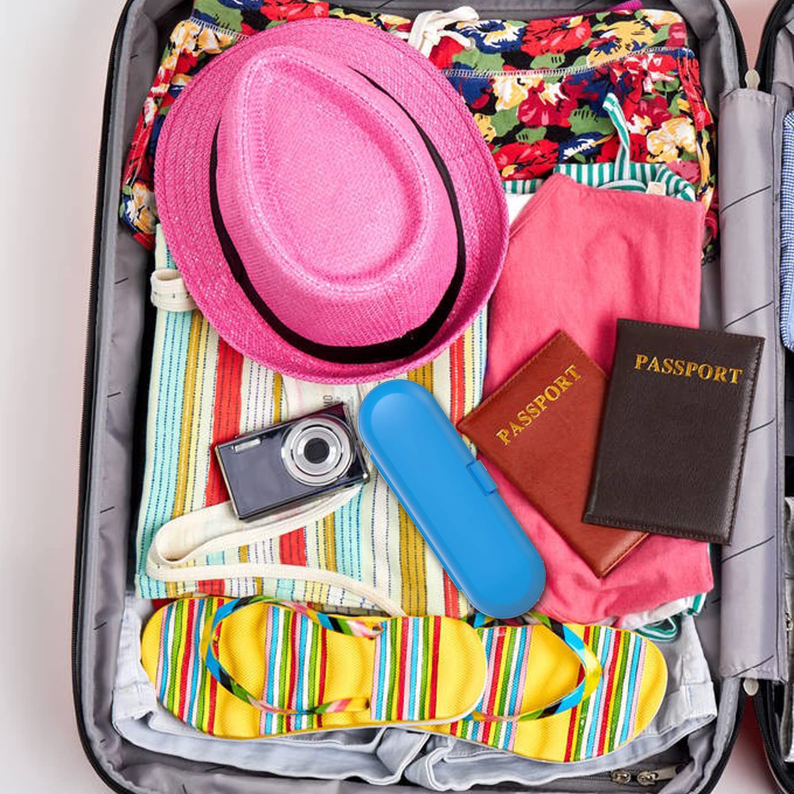 SXCCNW Electric Toothbrush Travel Case, 4 PCS Plastic Travel Electric Toothbrush Case - Image 4