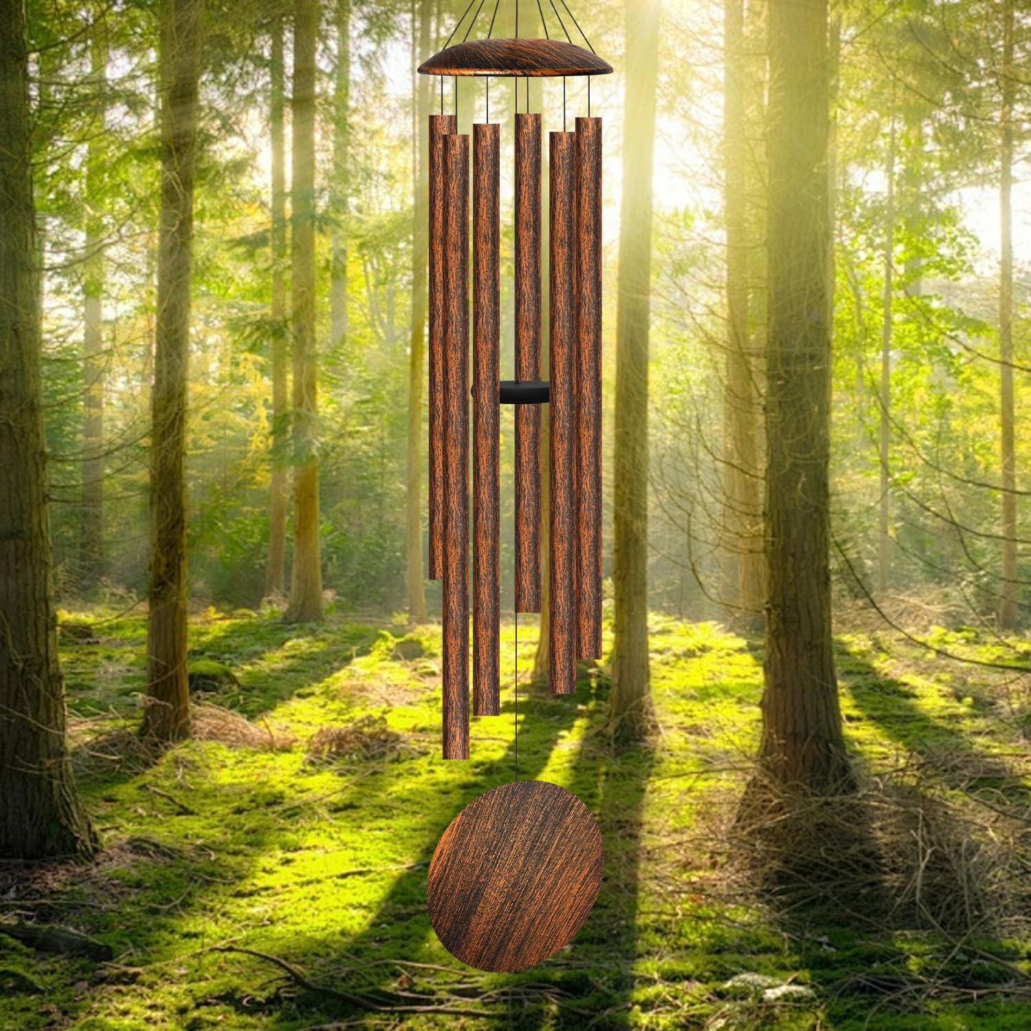 78" Extra Large Wind Chimes for Outside, 6 Thick and Bold Aluminum Tubes