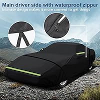 Vista 3 de para C6 Corvette Funda Completa para Auto Resistente al Agua, Fundas para Auto al Aire Libre a Prueba de Viento, Resistente para Todo Clima