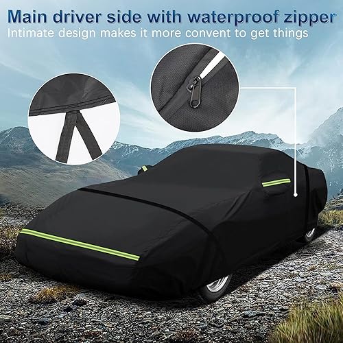 Miniatura 3 de Funda completa impermeable para automóvil C6 Corvette, resistente al viento, resistente al agua, protección universal personalizada compatible con