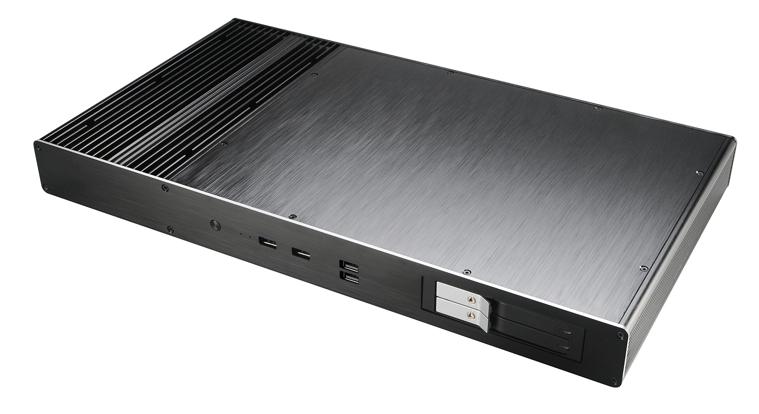 Akasa社製のファンレスMini PCケース Amazon.co.jp: Akasa Galileo TU 1U ファンレス 薄型 Mini-ITX ケース