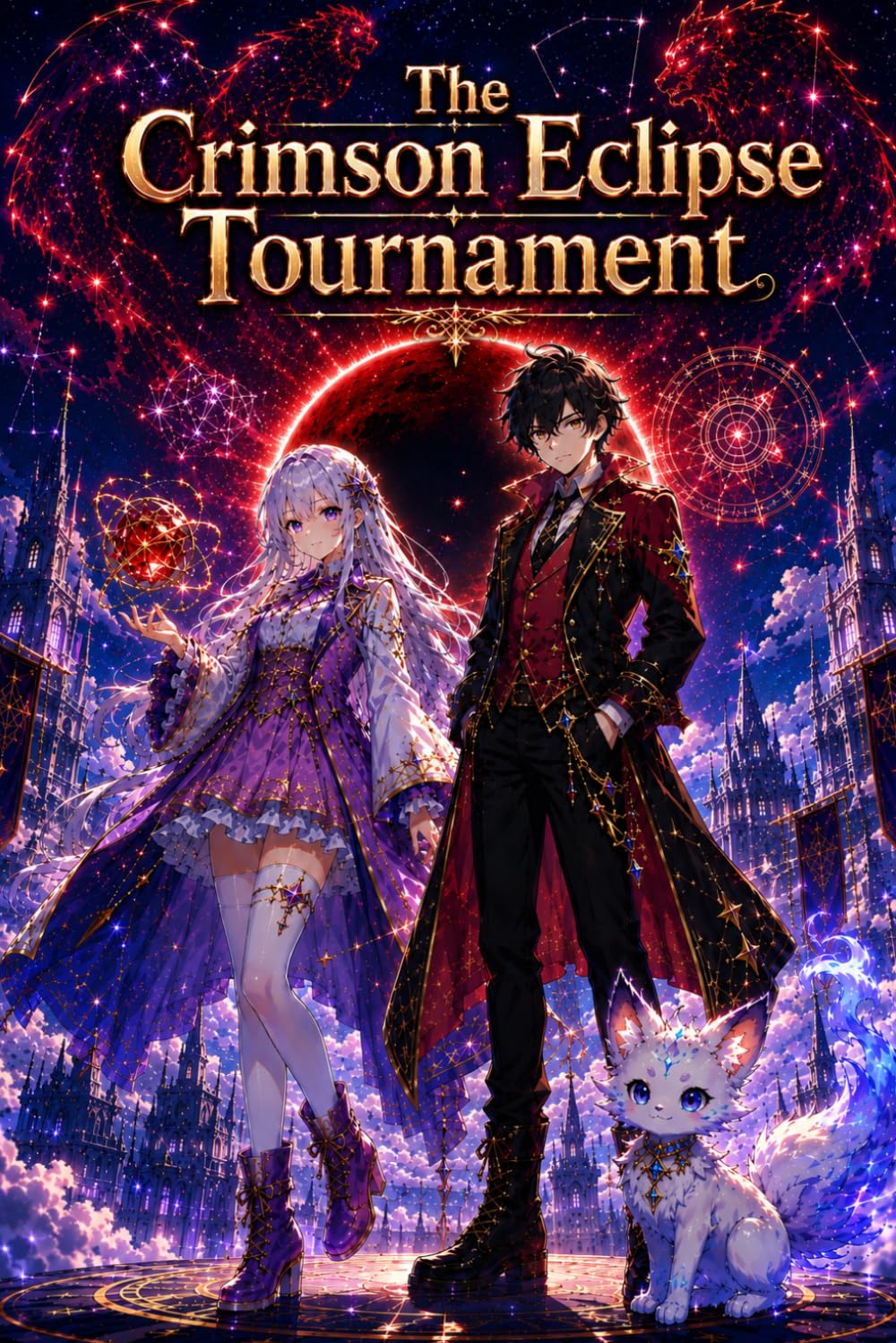 The Crimson Eclipse Tournament: An Epic Anime Fantasy Adventure with Magical Tournaments, Celestial Battles, Shadow Powers, Elite Warriors, and Dark Fantasy Action