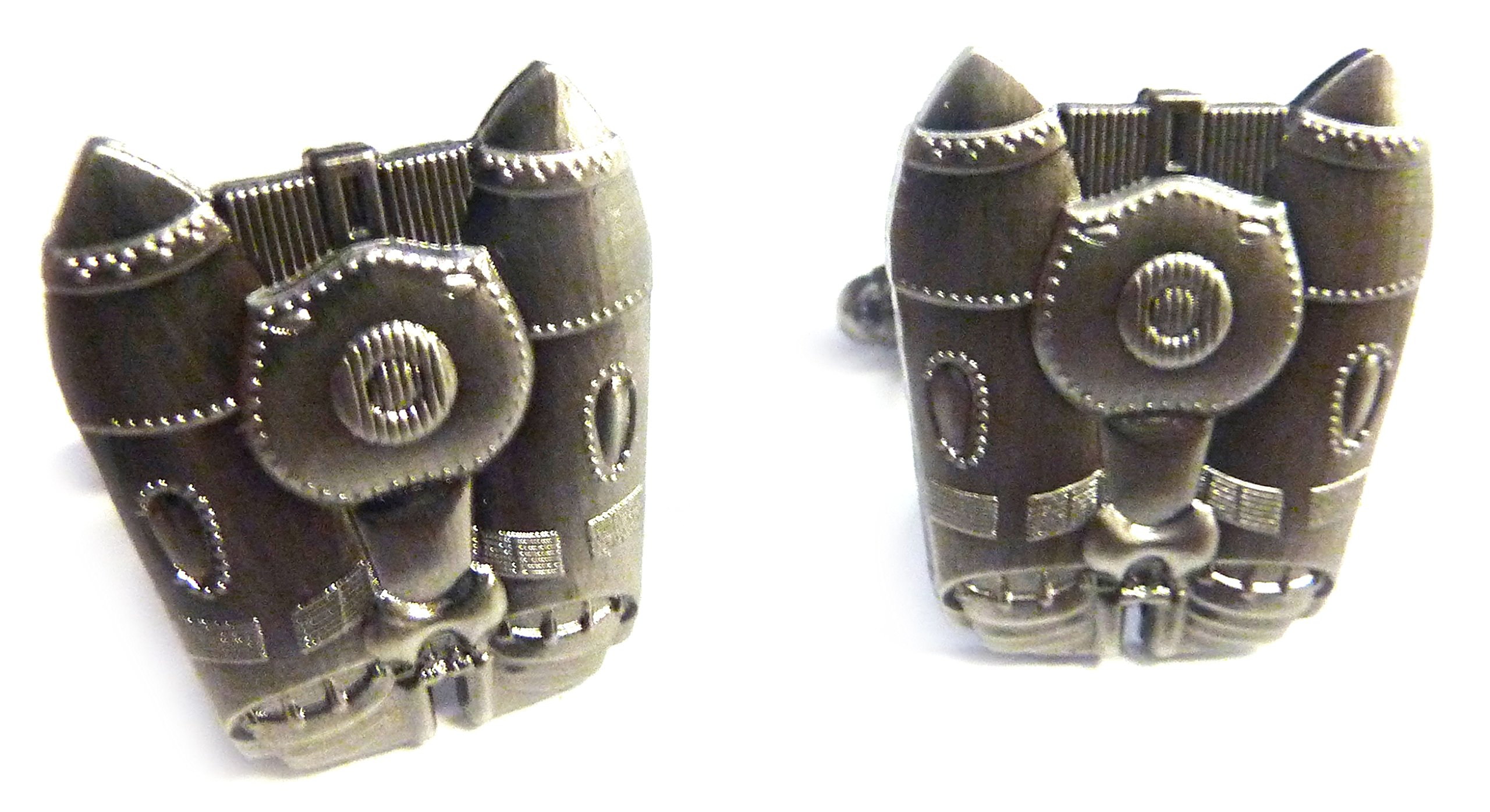 Rocketeer Collectibles JETPACK Steampunk Replica Suit Cufflinks Cuff Links Set