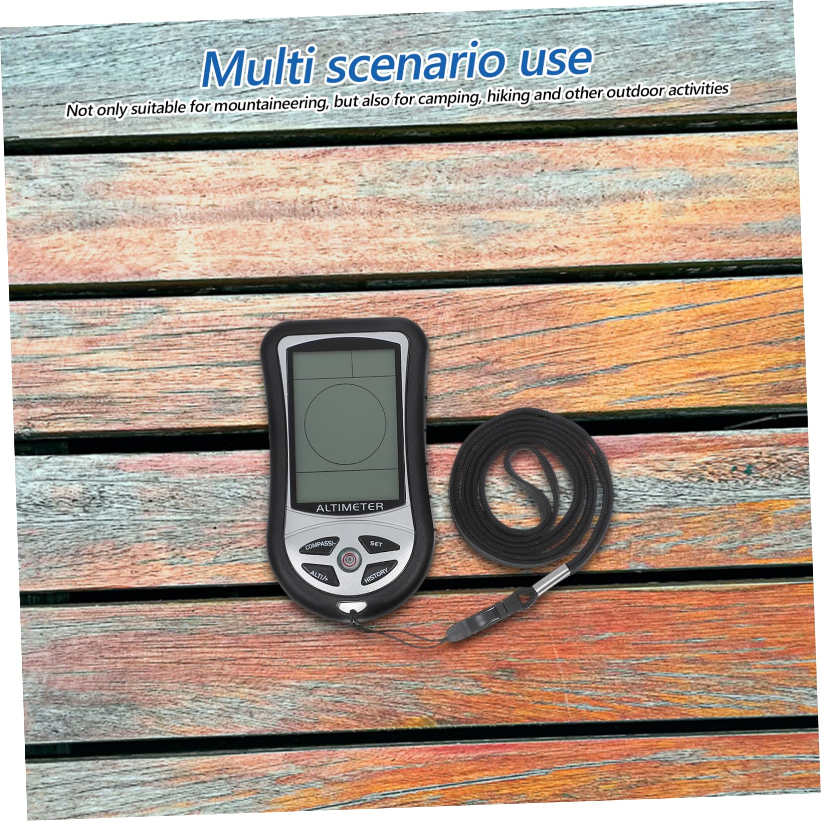HEMOTON Barometro Portatile Elettronica Misuratore Meteorologico Per Pressione Temperatura e Vento Per Campeggio e