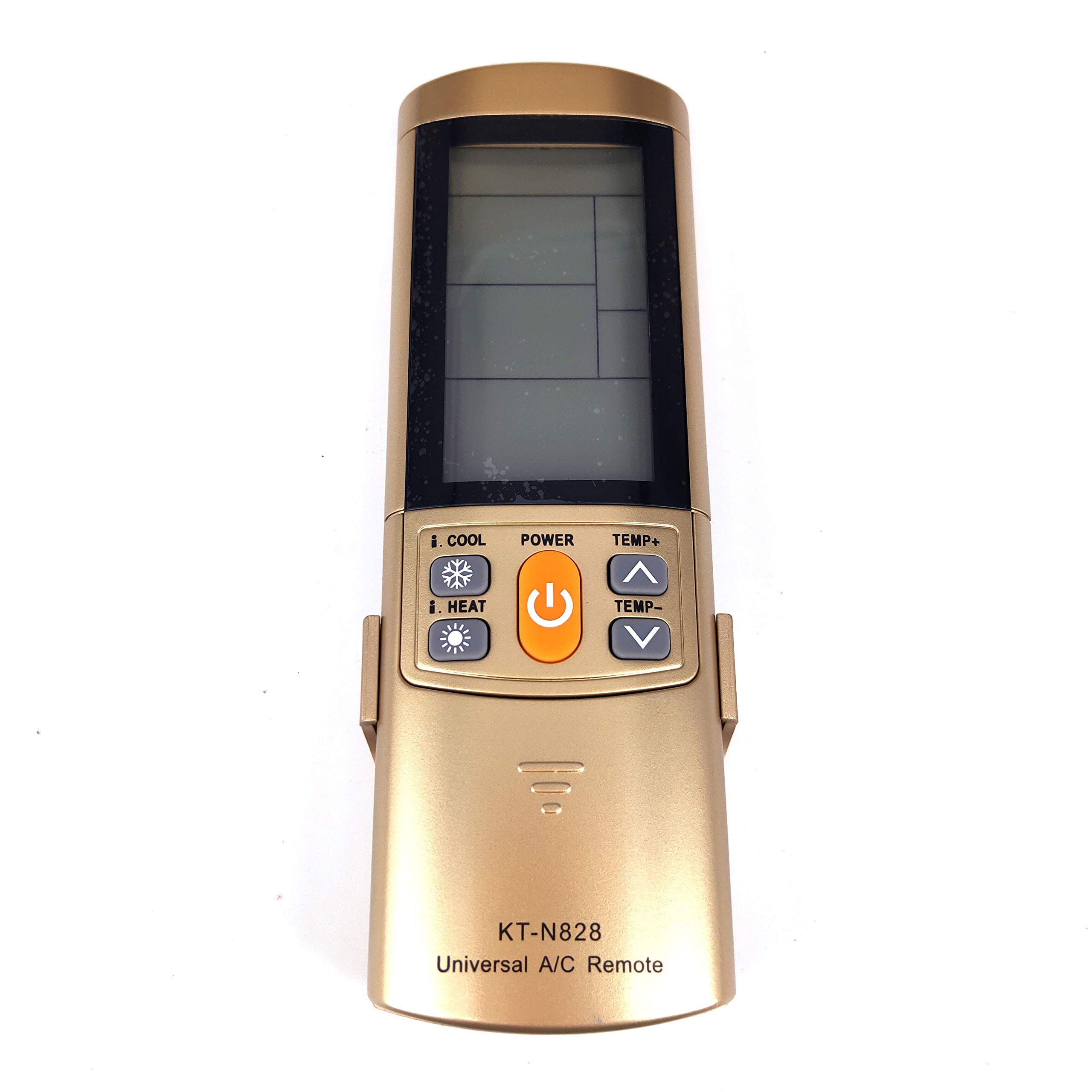 Mando a Distancia Universal para Aire Acondicionado Sanyo Samsung Toshiba LG York AC Remote KT-N828 A/C con Soporte LCD 2000 en 1