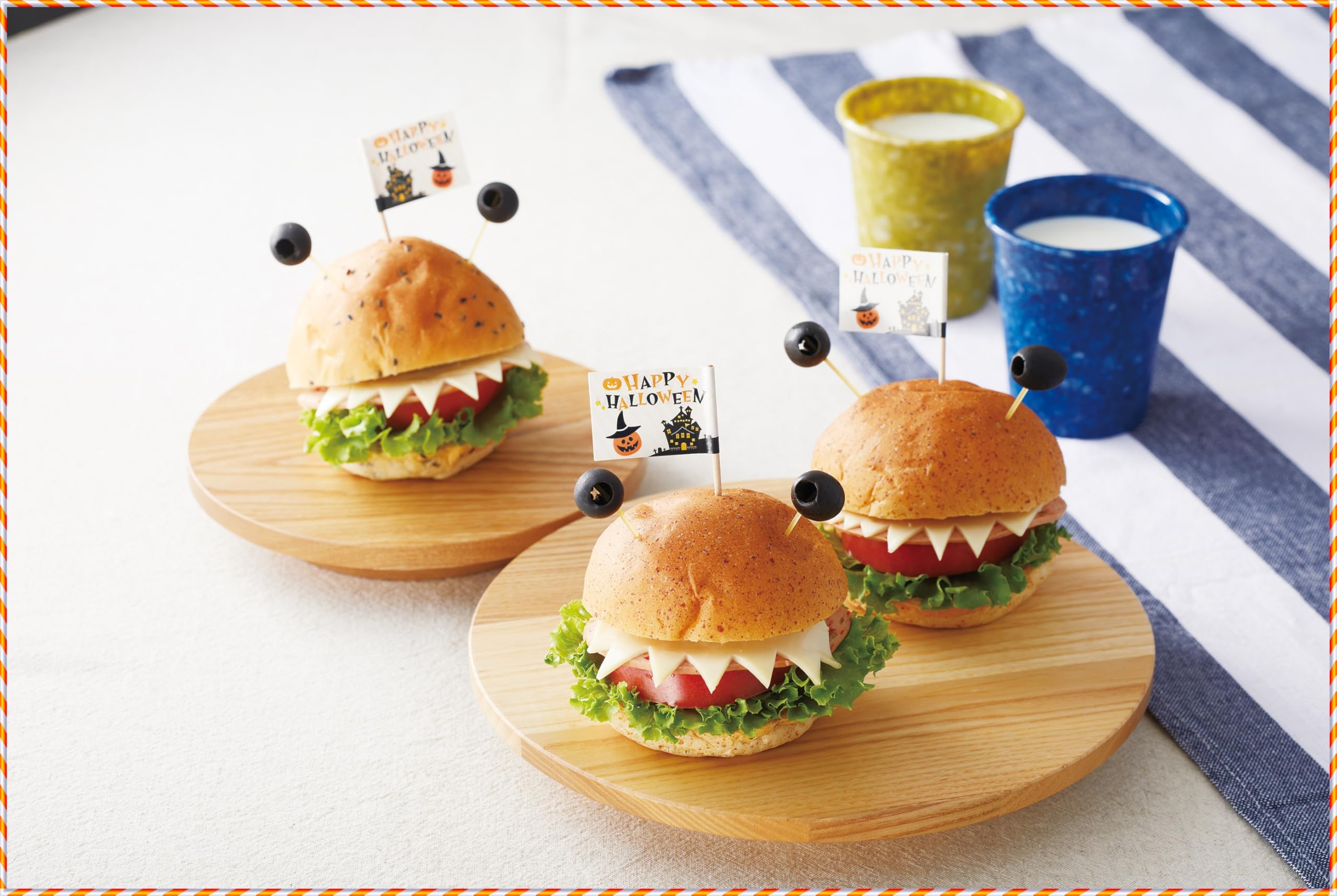 Amazon｜OCS ハロウィン フラッグピック 旗楊枝 200本入り 果物 お菓子