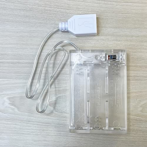 Battery Pack for 5V LED Neon Signs, Converts USB Neon