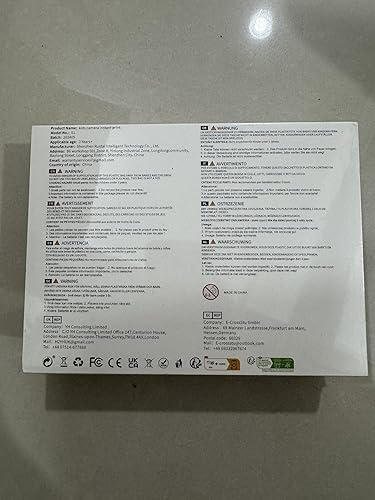 Miniatura 10 de Impresión instantánea de cámara para niños, regalos de cumpleaños de Navidad, juguetes para niñas y niños de 4, 5, 6, 7, 8, 9, 10, 11, 12 años,