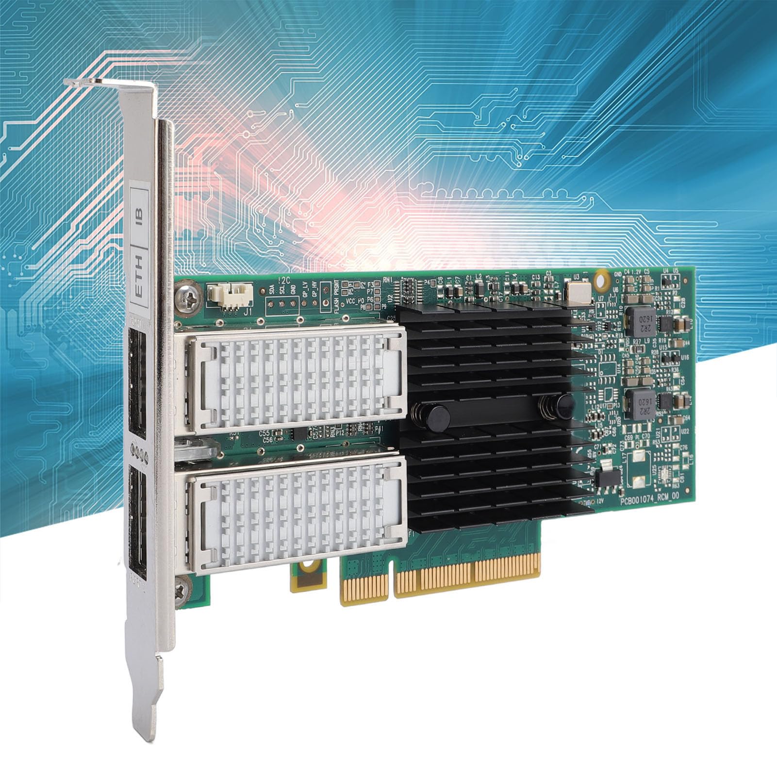 Sxhlseller Adattatore di Rete Ethernet Connessione Stabile Data Center Bridge Design Strutturato Trasferimento Ad Alta velocità per Server, Cloud Privati, Data Center Aziendali