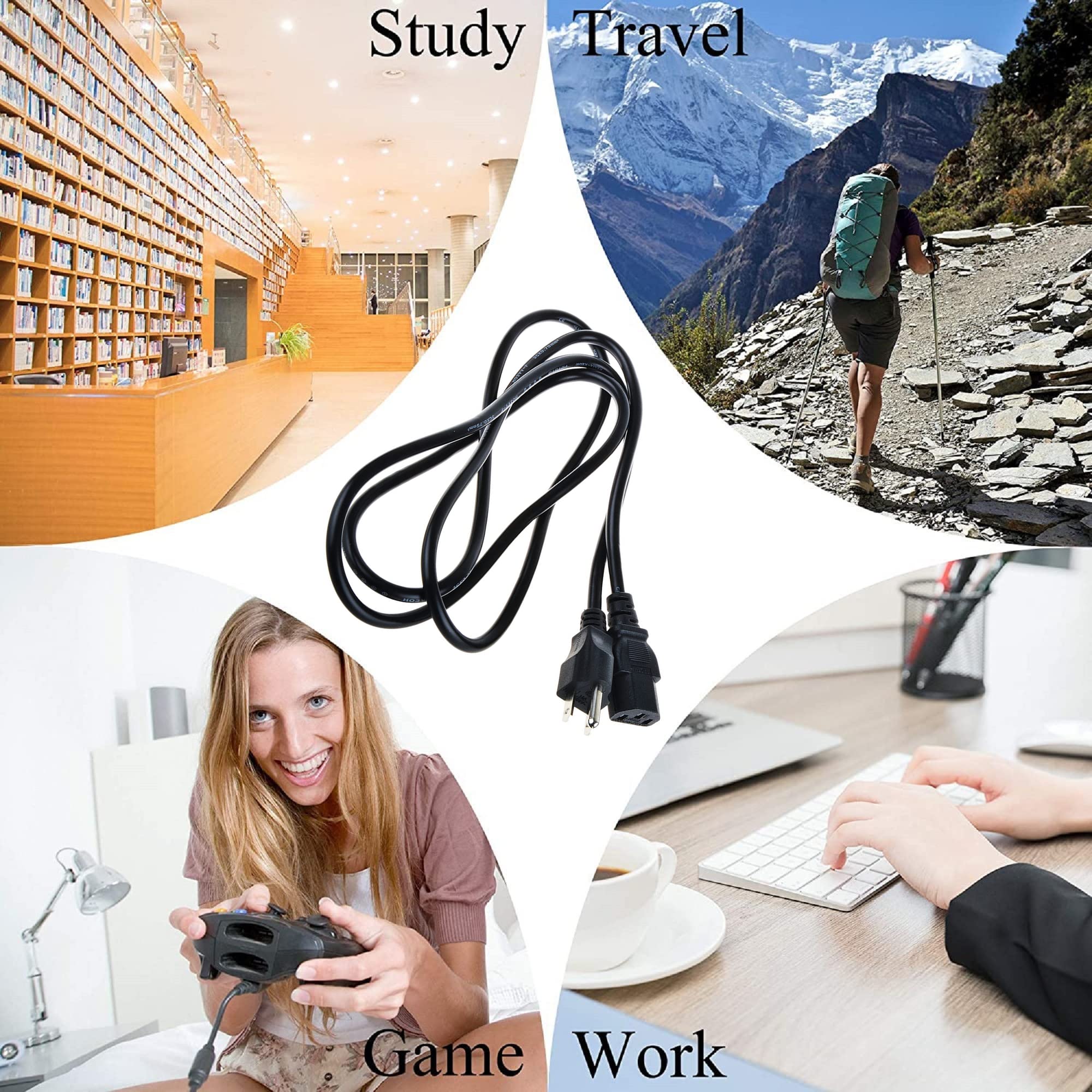 Amazon.com: Digipartspower 6ft AC Power Cord for EcoQuest Fresh