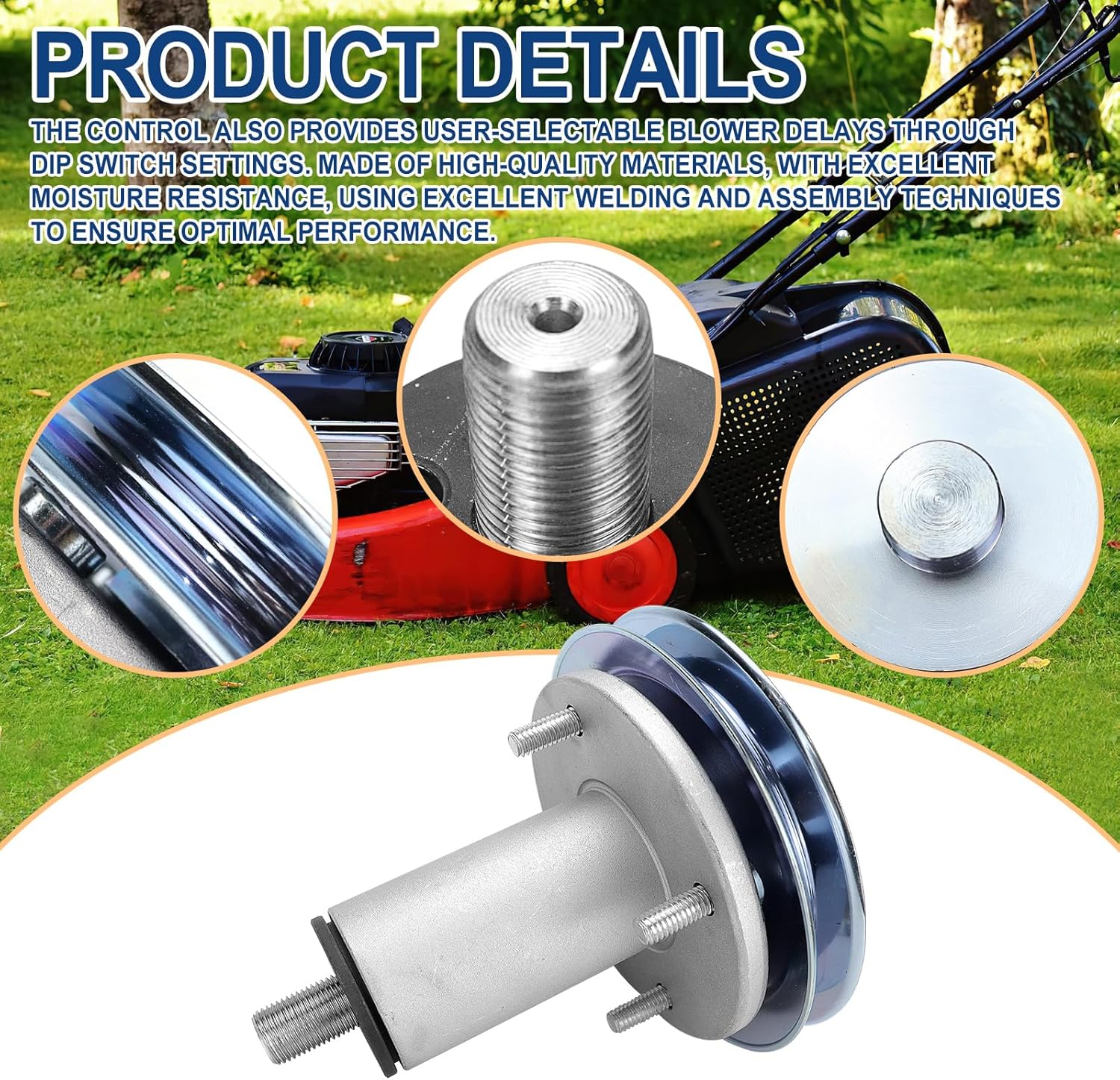 51528000 Lawn Mower Deck Spindle - Compatible with Ariens Ikon-X/XD/XL 52 & Edge 52 & Gravely ZTX/ZT XL 52 Zero-Turn Mower with 52" Decks Replaces 51537200 （3Pcs）