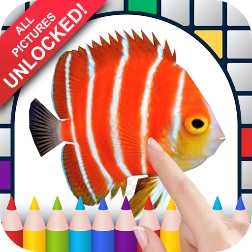 Color By Number Fish