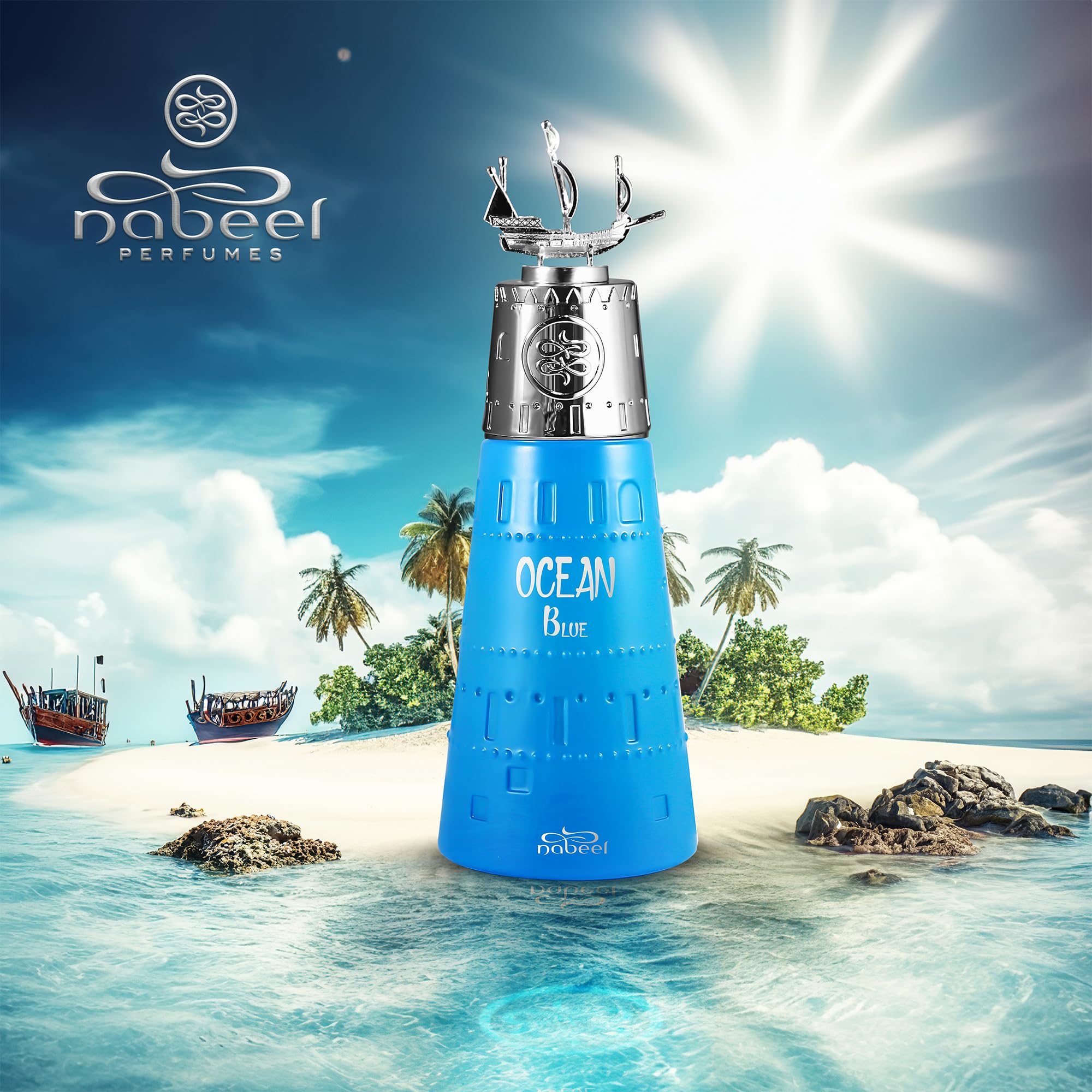Nabeel Ocean Blue Eau de Parfum 100ml | Amazon.com.br