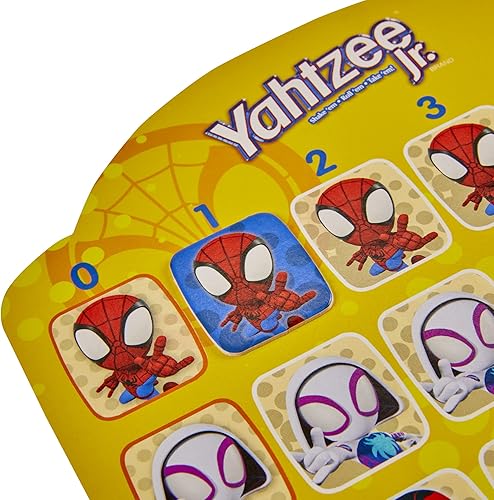Miniatura 6 de Hasbro Spidey and His Amazing Friends Yahtzee Jr., juego de mesa edición Marvel para niños de 4 años en adelante (exclusivo de Amazon)