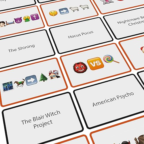 Miniatura 2 de Bubblegum Stuff - Nombre el juego Emoticon - Edición de Navidad - Adivina el artículo navideño divertido juego de cartas flash de emoji - Divertido