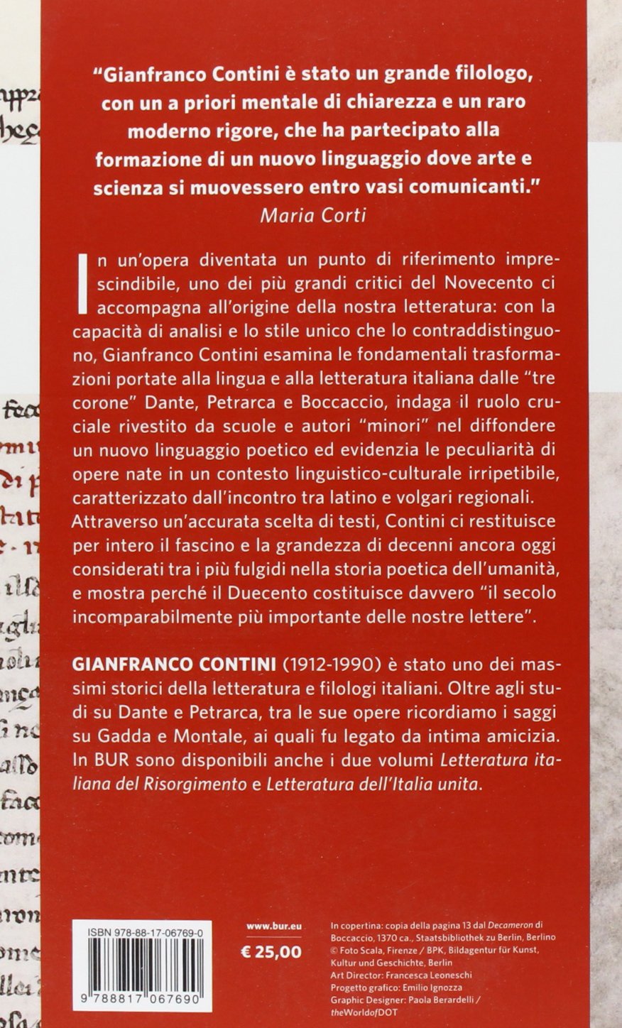 Letteratura italiana delle origini