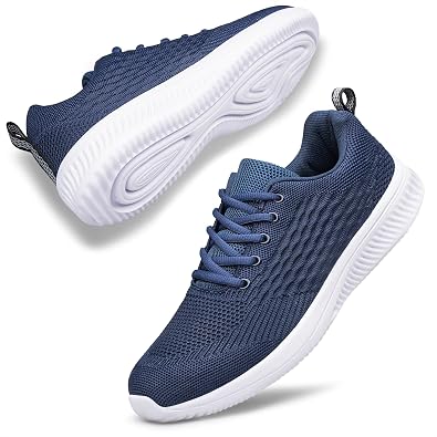 vibdiv Mens Running Shoes - Ultra Lightweight Breathable Comfortable Fashion Sneakers Walking Shoes Casual Mesh Workout Shoes