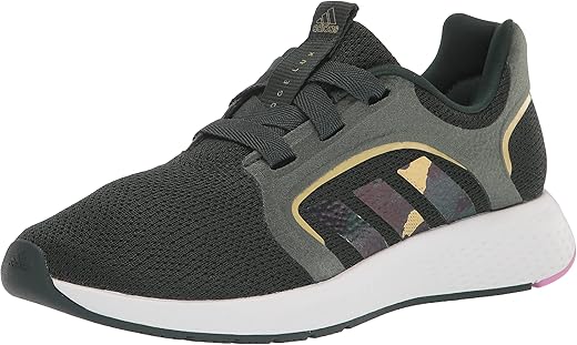 adidas Women's Edge Lux Running Shoe, Black/Silver Metallic, 8