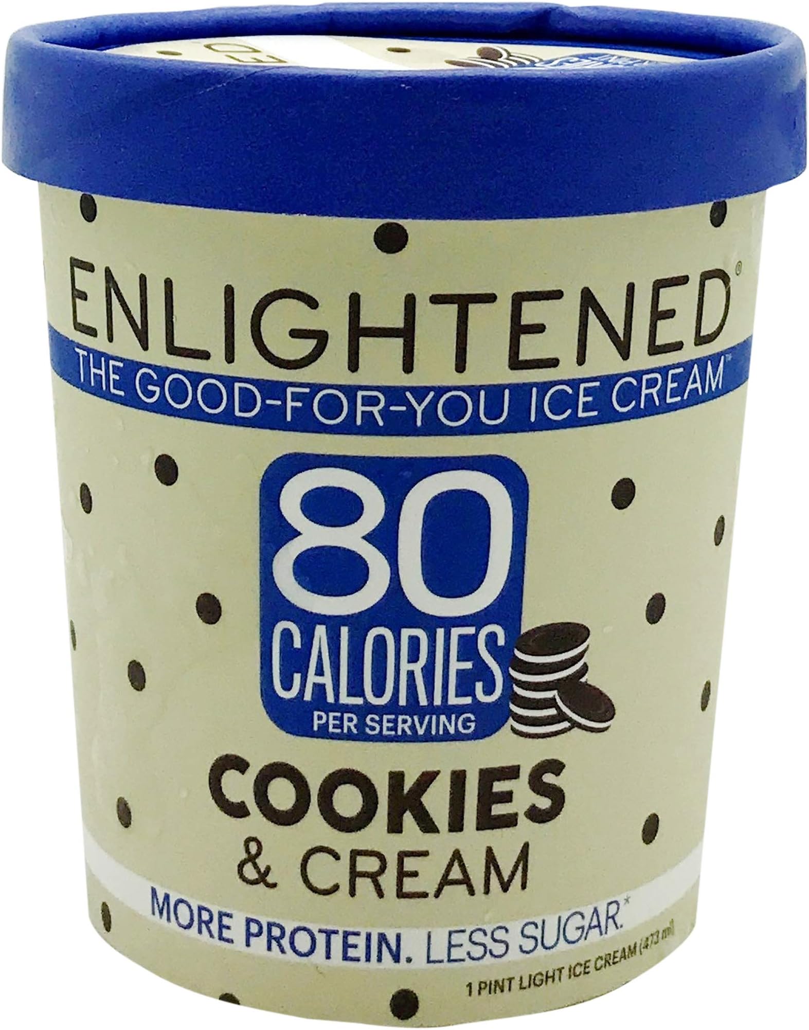 ENLIGHTENED Cookies & Cream Ice Cream, 1 PT