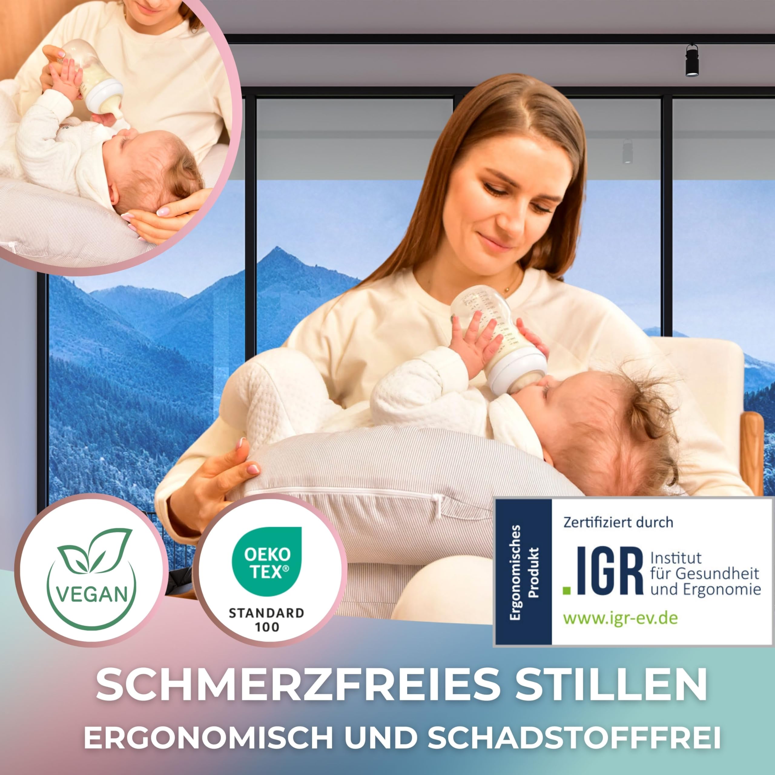 Zoek je een Voedingskussen voor Comfortabele Borstvoeding
