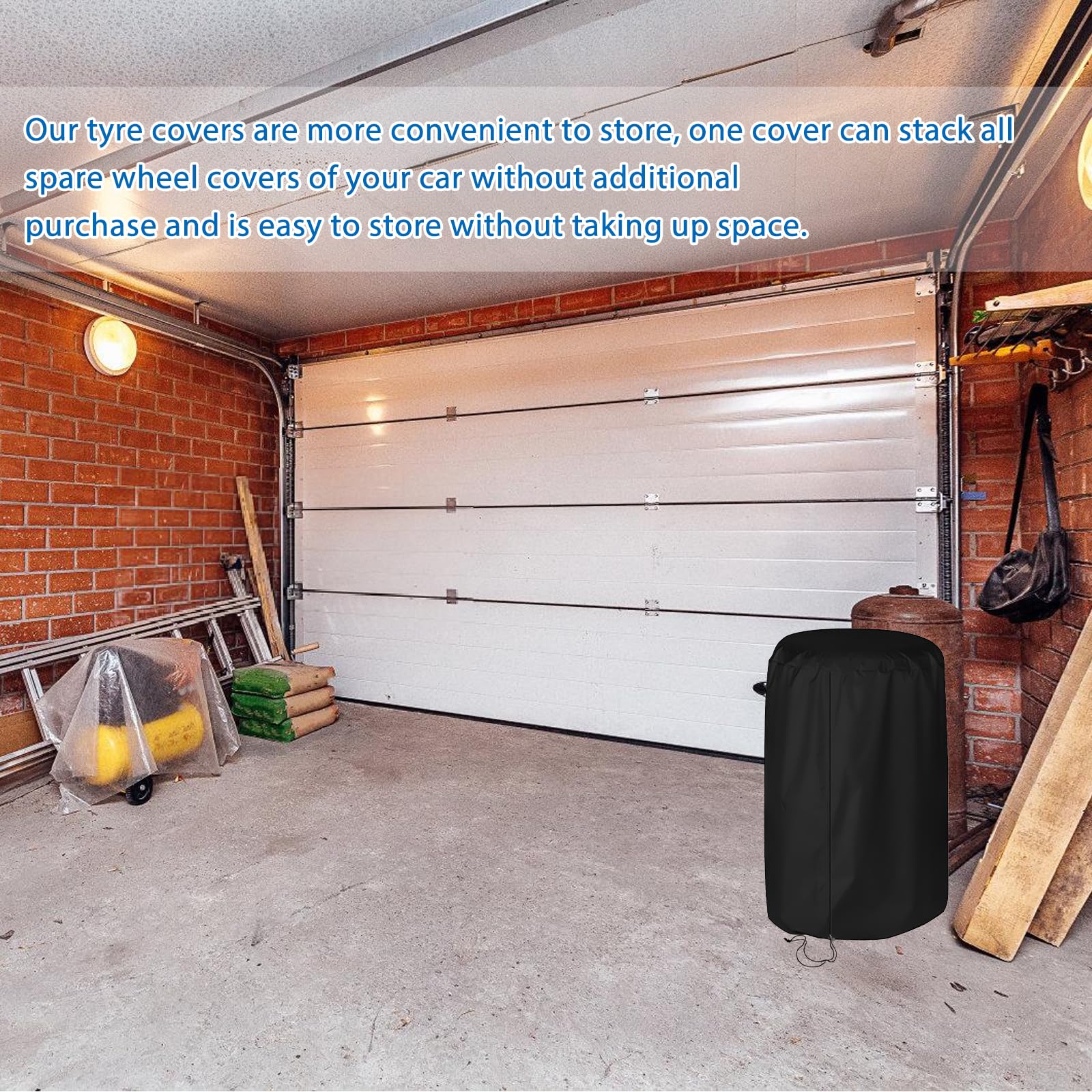 Connextion Reifentasche Wasserdicht - 210D Oxford Reifenabdeckung Für 4 Reifen Bis 30 Zoll