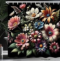 Vista 17 de Ambesonne - Colección de decoración, cortina para regadera de baño de poliéster