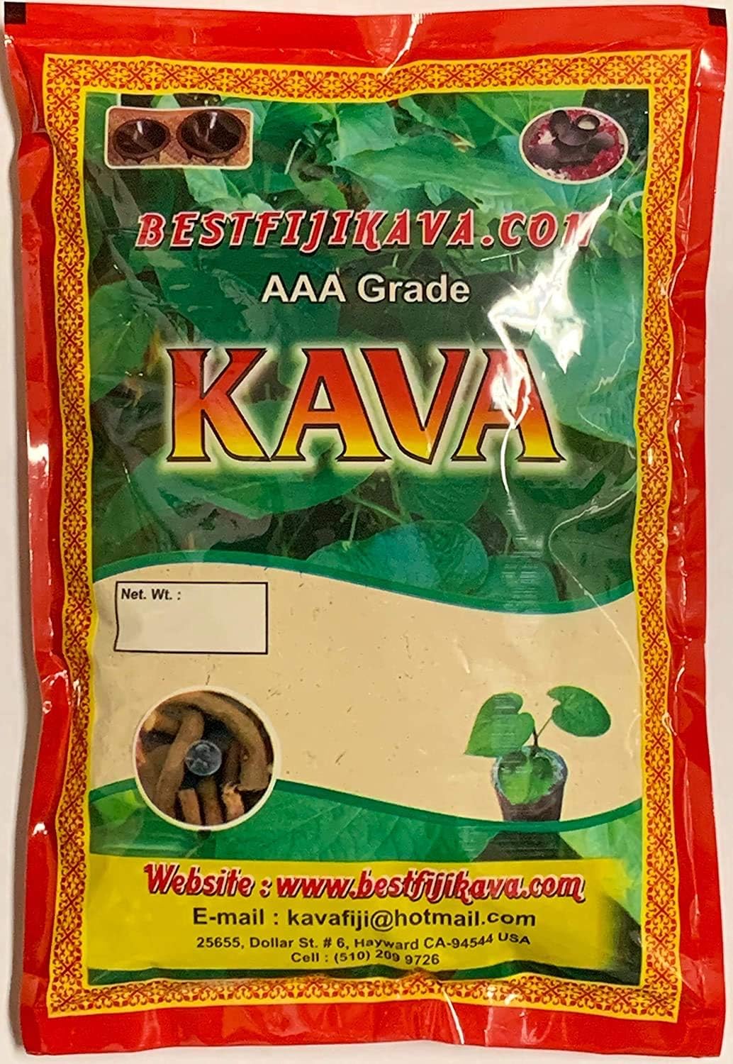 AAA Grade Lawena Kava Basal Root Powder - 1 LB | 100% Noble | Made from Pure Basal Kava Root from Fiji | A Heady Kava Inc : Health & Household