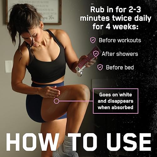 Miniatura 6 de SteelFit Buns of Steel, crema de máxima tonificación con 4 % de Intenslim