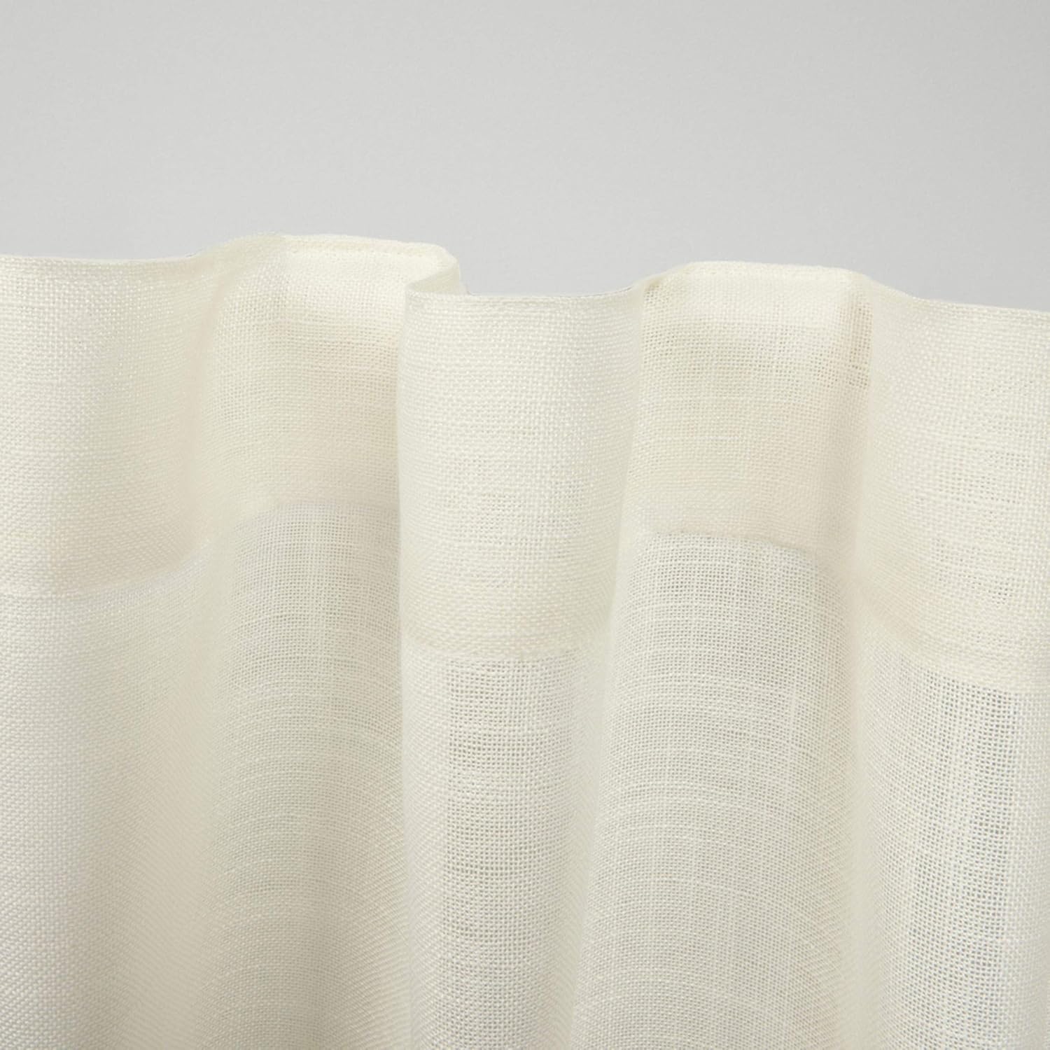 Exclusive Home Curtains Bella Sheer Hidden Tab Top Curtain Panel Pair, 54x96, Ivory