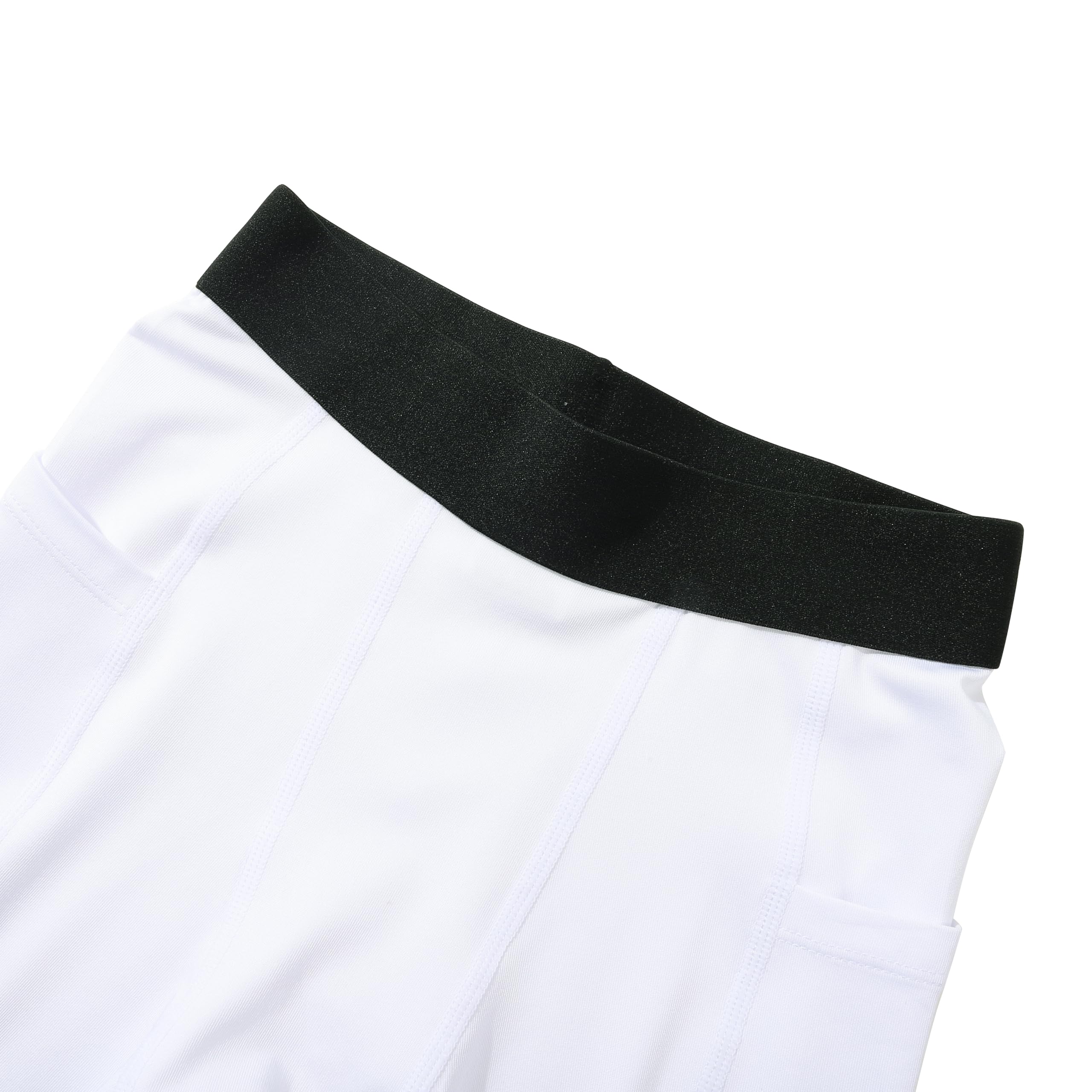 Kompressions Basisschicht für Junge Jungen Sport Strumpfhosen Leggings mit Seitentaschen, Junior Unterwäsche Hose für Fußball, Laufen, Basketball
