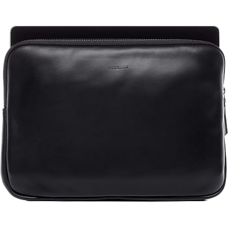FEYNSINN® Custodia sleeve vera pelle JASPAR Borsa per porta pc e tablet 13  pollici portadocumenti PC computer portatile uomo donna cuoio nero :  Amazon.it: Informatica