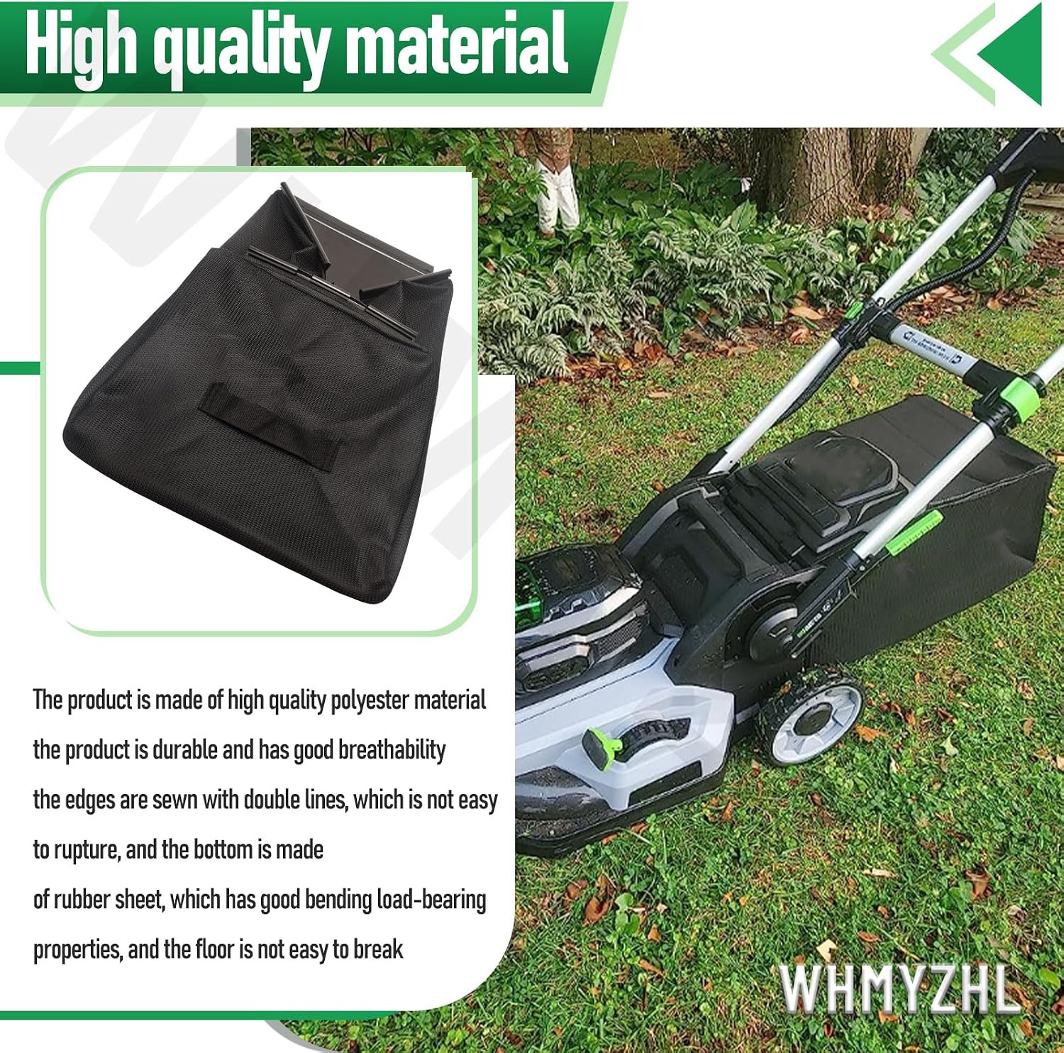 3800128002 Grass Bag Catcher Compatible with Ego LM2020SP LM2022SP 20" Self Propelled Lawn Mowers (Product Does Not Include Metal Frame)