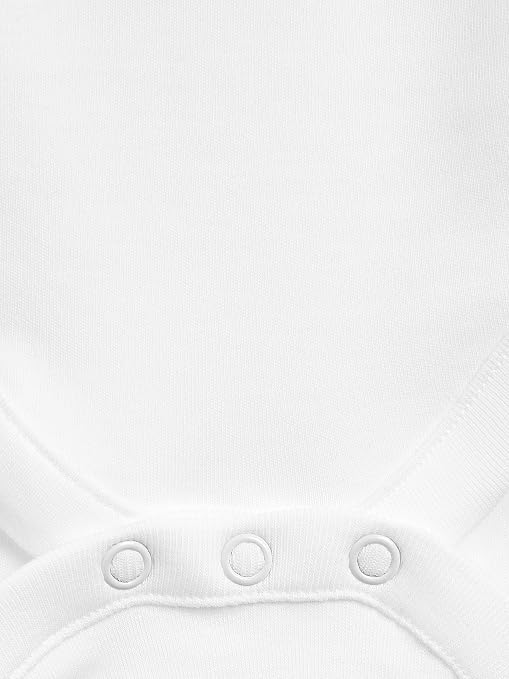 NEXT Lot De 10 Bodies Manches Courtes Bébé Blanc Essentiel 0 Mois