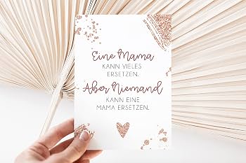 Bablira Muttertagskarte Für Mama Und Oma - Herzliches Design, 20,5x13,5 Cm