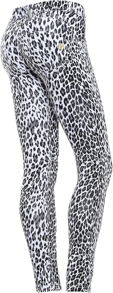 Pantalón Push up WR.UP® Estampado de Leopardo sobre Fondo Blanco - Allover  Animalier Blanco-Negro - Medium: Amazon.es: Ropa