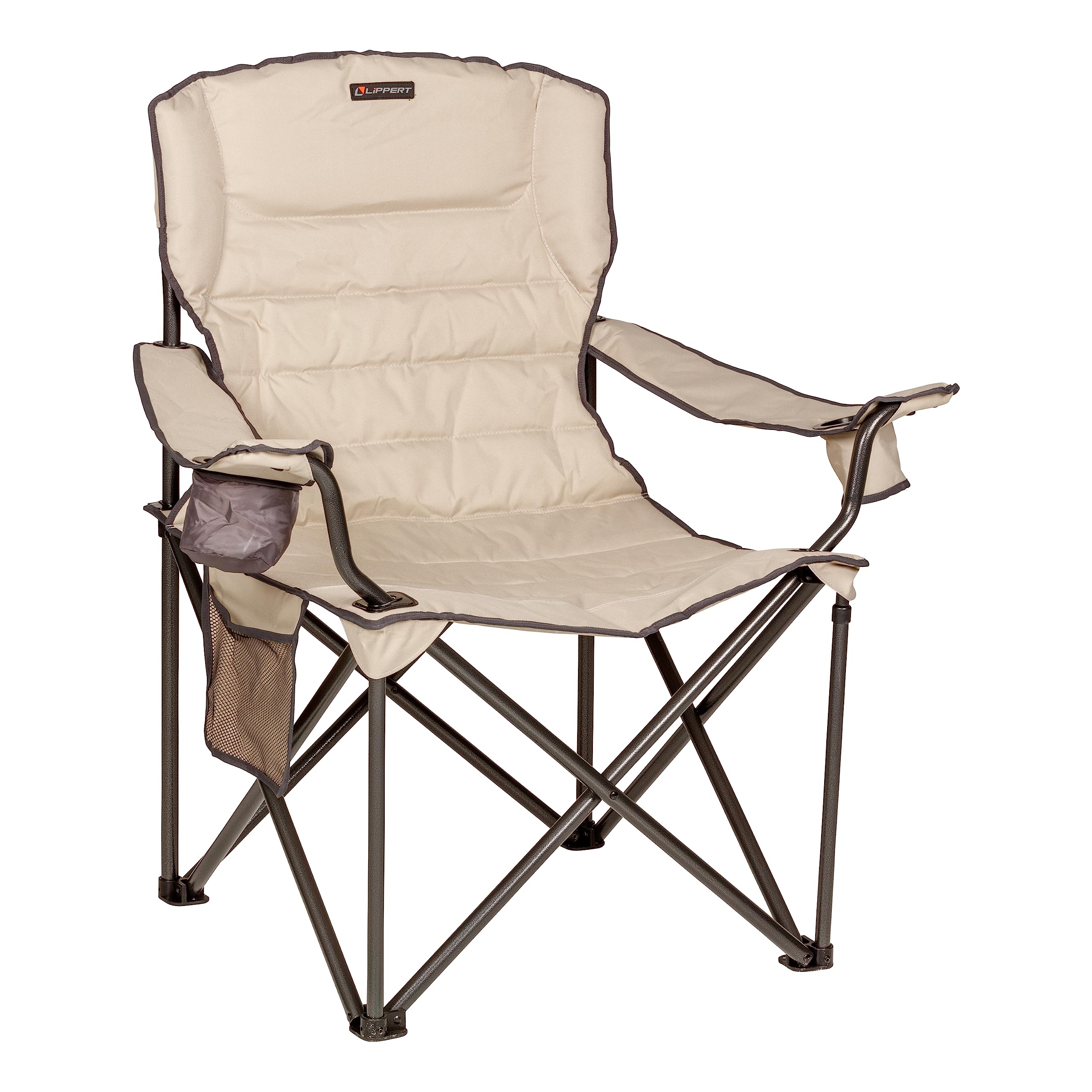 Amazon.com: Lippert Campfire Deluxe Folding Chair - Sand, High