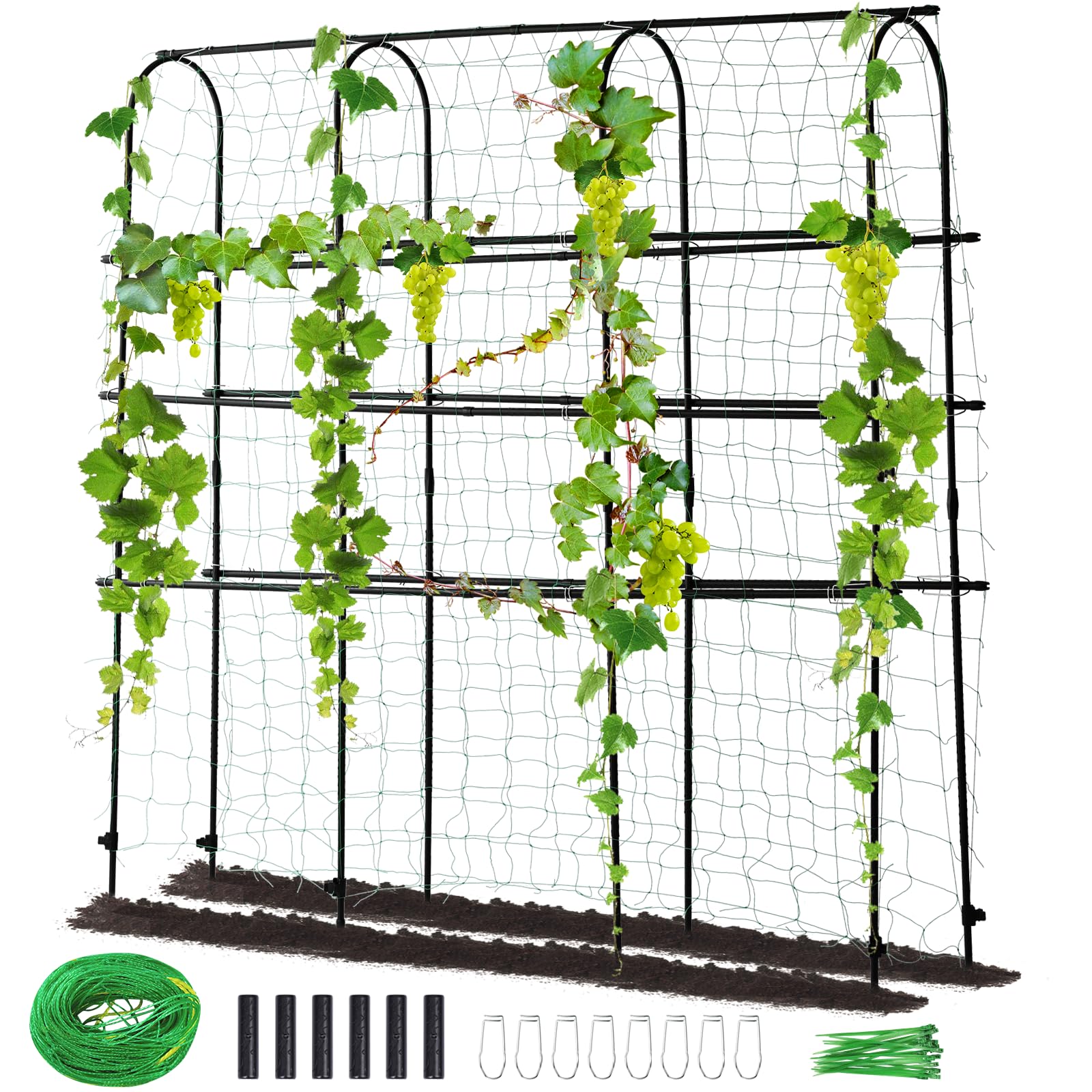 OTOSUNNY Cucumber Trellis for Raised Garden Bed